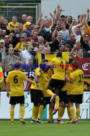 5. Spieltag 2. Bundesliga SV 1916 Sandhausen - SG Dynamo Dresden (© Kraichgausport / Loerz)